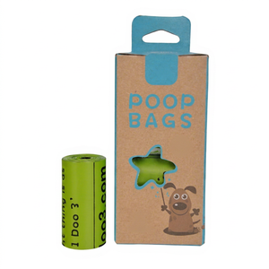 Bolsas Compostables para Excremento de Perro con Certificación BPI, Servicio de Empaque Personalizado OEM, Bolsas para Desechos Caninos sin Perfume - Product Image 1