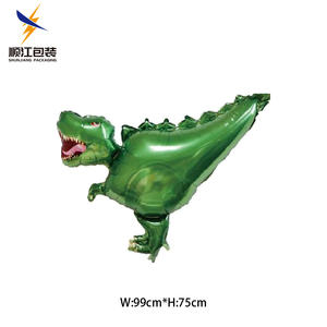 子供の誕生日パーティーおもちゃ恐竜とジャングル動物の風船アルミマイラーヘリウム箔風船子供のお祝いのための風船 - Product Image 6