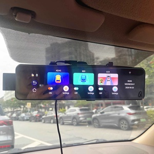 Caméra embarquée DVR pour voiture avec écran IPS de 12 pouces et 9,66 pouces, double objectif, montage sur rétroviseur, caméra de recul étanche - Product Image 3