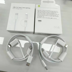 <span class=keywords><strong>Cable</strong></span> de Carga Rápida USB-C Trenzado <span class=keywords><strong>2</strong></span> en 1 para <span class=keywords><strong>iPhone</strong></span> 17/16/15/14/13/12/11 PD 60W/20W Compatible con Impresora - Product Image 6