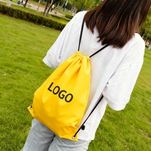 Sac à dos à cordon de serrage en polyester personnalisé de haute qualité 610D, imperméable, capacité de 20 à 38 L, multifonctionnel, style tendance, unisexe - Product Image 6