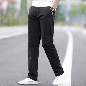 Summer High Quality Casual Thin <span class=keywords><strong>Slim</strong></span> <span class=keywords><strong>Chino</strong></span> Pants Mens Wholesale Men Business Trousers - Product Image 3