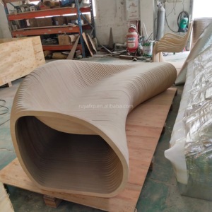 Sofá Paramétrico de Madera de Primera Calidad para Salón de Hotel Contemporáneo, Sala de Estar, Terraza - Product Image 3