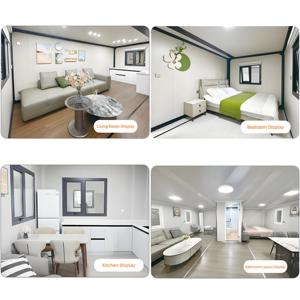 Prefabbricato personalizzato 20ft 40ft espandibile contenitore casa 2 3 4 camere da letto prefabbricata Villa casa Mobile costruzione <span class=keywords><strong>immobiliare</strong></span> - Product Image 6