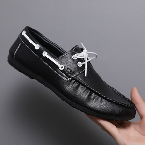 Mocassins de marche pour hommes en PU de haute qualité, légers et confortables, style bateau, décontractés et professionnels, Printemps Été Automne - Product Image 4