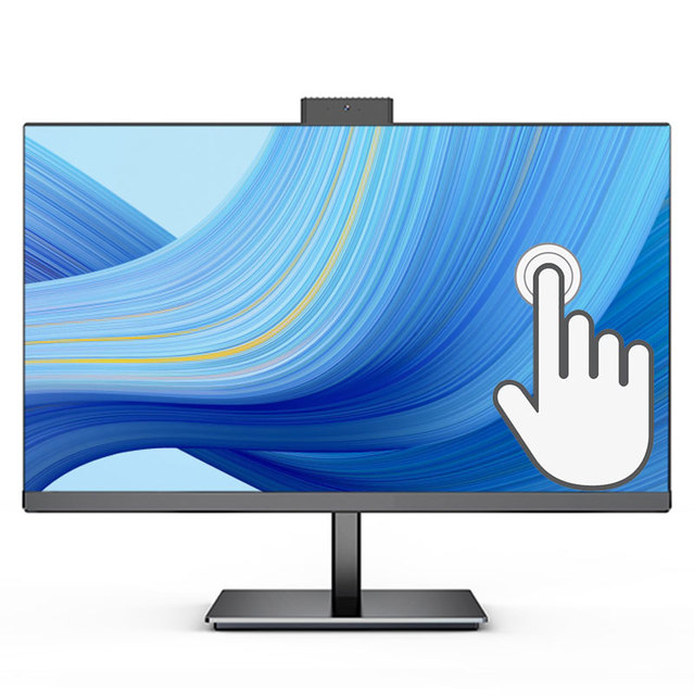 23.8 Inch All in One Desktop PC Computer, Intel Core Processor I3/I5/I7 Optional, Full HD Touchscreen Display Win11