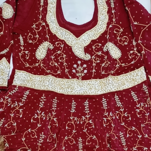 Designer moderne non cousu brodé à la main Protection solaire de haute qualité Belle fête porter la mode indienne traditionnelle - Product Image 1