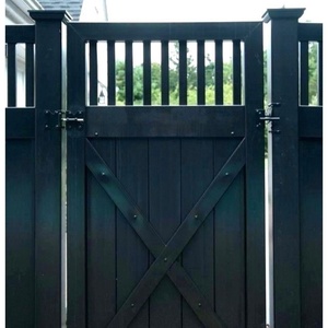 YuLong porte de jardin en alliage d'aluminium allée en métal étanche antirouille belle porte de clôture de jardin pour résidentiel - Product Image 2