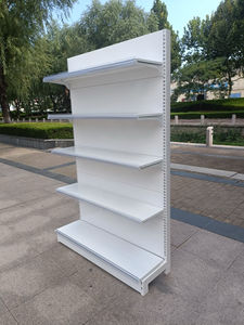 Estantería Metálica Reforzada Kimham de Una Cara con 5 Niveles, Horizontal, para Supermercado, con Recubrimiento de Polvo Epoxi, de Instalación Rápida, para Suelo - Product Image 6