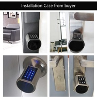 Cylindre de serrure intelligent sans clé électronique de style européen avec application Ble App et application TT Lock