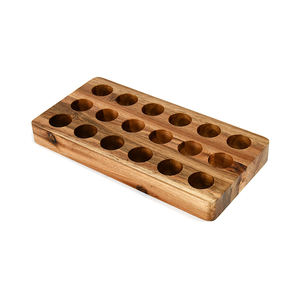 Wholesale High Quality Bamboo Organizer Natural <b>Wooden</b> Egg Tray for Dozen Eggs Holder - Product Image 5