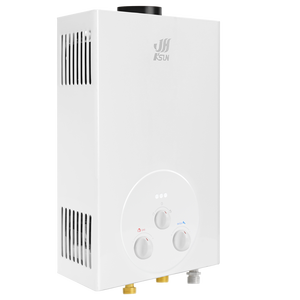 Chauffe-eau mural sans réservoir au gaz naturel, type échappement par cheminée, échangeur de chaleur en cuivre, 10L - Product Image 2