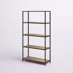 SIGH-estante de almacenamiento independiente de bambú para dormitorio y baño, repisa de 5 niveles de calidad