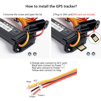 Rastreador GPS 2G para Motocicleta, Impermeable, en Tiempo Real, Antirrobo, con Aplicaciones para Android e iOS