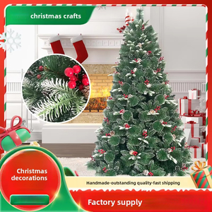 Nhà Máy Giá trang trí nhân tạo thông kim Cây giáng sinh kỳ nghỉ PE PVC Xmas <span class=keywords><strong>Red</strong></span> Berry <span class=keywords><strong>Tree</strong></span> - Product Image 5