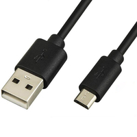 Câble de chargeur USB OEM mâle, 2 cordons de couleur blanche