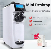 Nouvelle machine à glace molle portable de table 220V, usage commercial intensif, multi-prises, rapide, style italien, mini-fabricateur