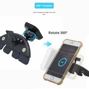 Support de télé<span class=keywords><strong>phone</strong></span> universel pour voiture, flexible, magnétique, non destructif, support de navigation mobile pour fente <span class=keywords><strong>CD</strong></span> - Product Image 4