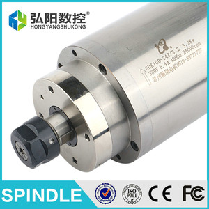 3.2kw HQD motore mandrino di raffreddamento ad acqua GDZ serie 24000RPM con spina a 4 <span class=keywords><strong>Pin</strong></span> per ATC CNC - Product Image 2