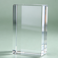 Vente directe d'usine, prix bas, haute qualité, blocs de verre cristallin gravés au laser 3D K9