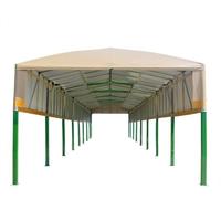 Abri dôme industriel robuste en acier pour entrepôt, stockage extérieur, imperméable en PVC