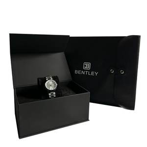 Bracelet en cuir élégant modèle analogique fonction calendrier style d'affaires - Product Image 4