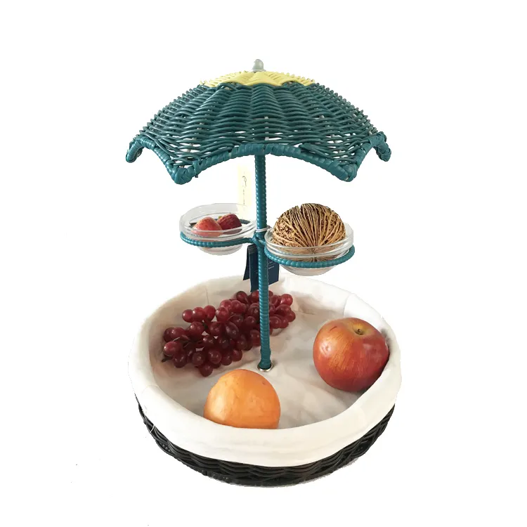Ренел новый и Особенный дизайн декоративные пластиковые в форме зонтика десерт корзина для хранения