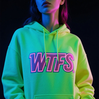 Vente Flash : Sweat à Capuche Personnalisé en Coton Épais pour Femme avec Logo Brodé – Fournisseur