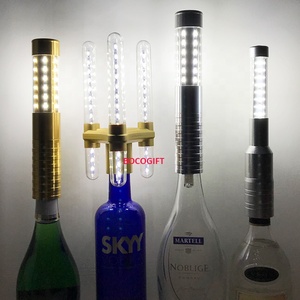 Đảng Câu lạc bộ ủng hộ rượu sâm banh chai Top mini LED sparklers Strobe Baton Stick - Product Image 2