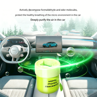 Diffuseur d'arômes de voiture élégant en plastique pour tableau de bord avec évaporation naturelle, portable, parfum longue durée Kimbo