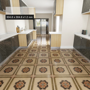Revêtement de sol auto-adhésif en PVC avec revêtement de sol épais en ciment, résistant à l'usure et imperméable, chambres et usage domestique - Product Image 4