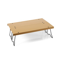 Table pliante portable en alliage d'aluminium pour l'extérieur, à ouverture rapide, légère, intégrée, petite table pour le camping et les pique-niques