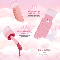 Gloss à lèvres repulpant effet miroir, rouge à lèvres hautement pigmenté