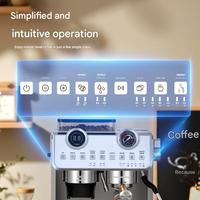 Machine à café automatique professionnelle avec moulin intégré pour les cafés et les bureaux