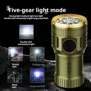 Светодиодный фонарик 3000 люмен 8 шт. Asafee 3000 люмен мини EDC алюминиевый сплав фонарик XPG перезаряжаемый IP65 Номинальный карманный фонарик - Product Image 5