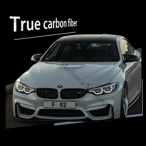 สเกิร์ตข้างคาร์บอนไฟเบอร์แท้สำหรับ M4 F82 ปีกข้าง - Product Image 4