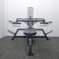 Machine de presse à pectoraux inclinée et plate pour salle de sport commerciale, équipement de musculation robuste pour la presse convergente des bras