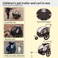 Remorque de vélo pour enfants de grande capacité pour l'utilisation du parc en acier inoxydable Traile Cargo Transportation Platform OEM Personnalisable