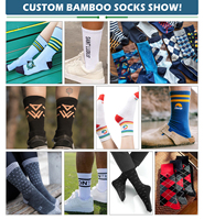 Chaussettes de sport personnalisées pour hommes, respirantes, écologiques, à séchage rapide, pour la course à pied, design automne