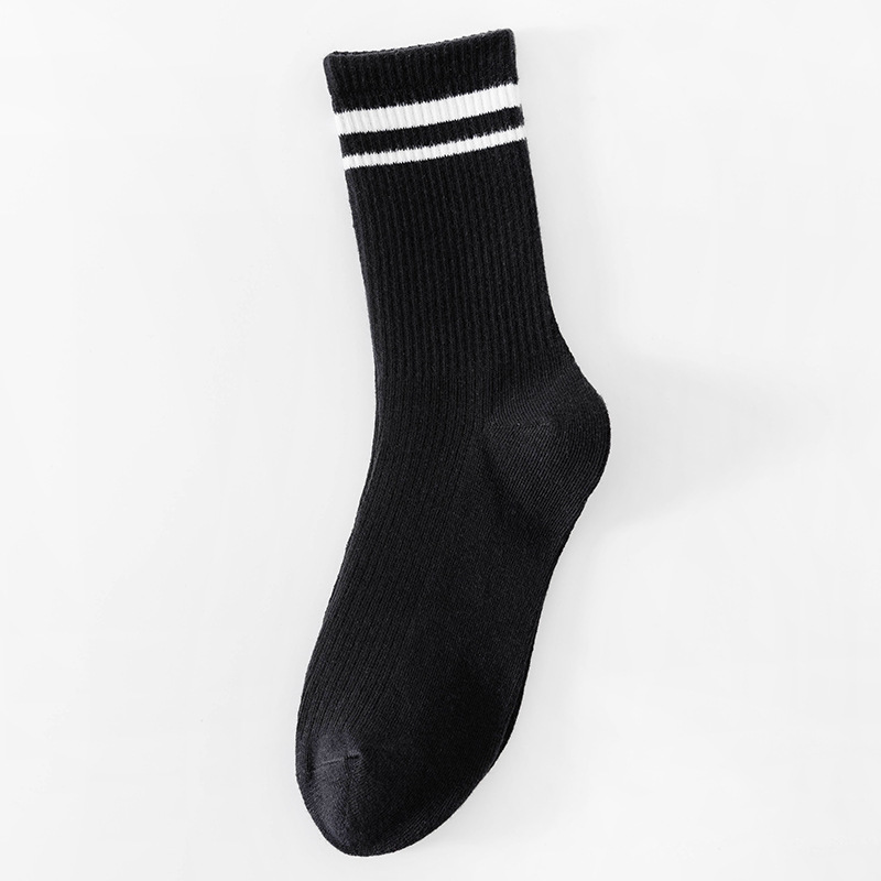 Black two white stripes