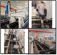 Máquina CNC de 4 Ejes Tianchen para Fabricación de Ventanas y Puertas con Función de Perforación y Fresado para Perfiles de Fachada de Aluminio