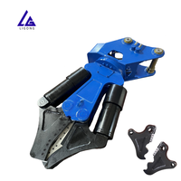 Cisaille hydraulique métallique standard européenne pour excavatrice, certifiée CE ISO, avec pointe de perforation, force de coupe maximale, pour la découpe de poutres en I