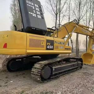 Excavatrice sur chenilles hydraulique Komatsu PC450 d'occasion de bonne qualité pour l'exploitation minière, la construction et les travaux de terrassement, prête à être expédiée - Product Image 5