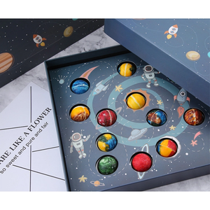 Hot Sale <strong>Galaxy</strong> <strong>Chocolate</strong> <strong>Gift</strong> Box Sweet Candy Packaging Festival Favor with Embossing and Matt Lamination for Holiday &amp; Event - Product Image 4