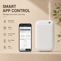 Diffuseur d'arômes électrique sans eau 400 ml avec écran LCD et application intelligente pour couloir, salle de bain, chambre et salon