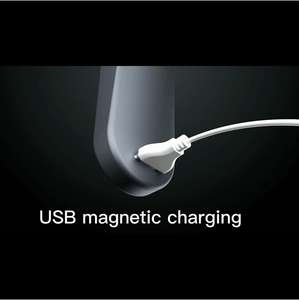 Baguette de massage personnelle intelligente chauffante rechargeable en silicone étanche IPX7, 10 fréquences, vibromasseur rose avec motifs - Product Image 4