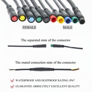 Ip67 Waterdichte 2a 23456P Mannelijke Vrouwelijke Tpu Nylon Ronde Connector Voor Balans Auto Scooter Systeem - Product Image 3