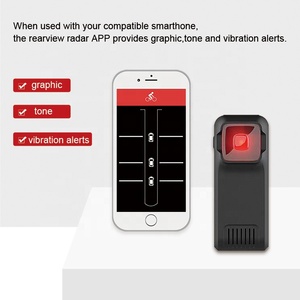 <span class=keywords><strong>Luz</strong></span> trasera para <span class=keywords><strong>Radar</strong></span> de bicicleta, alarmas para ver el vehículo, Compatible con ordenadores y teléfonos inteligentes <span class=keywords><strong>Garmin</strong></span> Wahoo - Product Image 3