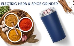 เครื่องบดสับอาหารไฟฟ้าแบบพกพา สำหรับบดถั่ว เครื่องเทศ กาแฟ  ทำจากสแตนเลส ใช้งานในครัวเรือน ล้างทำความสะอาดได้ - Product Image 5