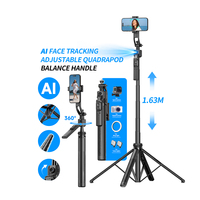 Trépied multifonctionnel pour téléphone et appareil photo C17 Support détachable pour téléphone et appareil photo Stabilisateur pour cardan